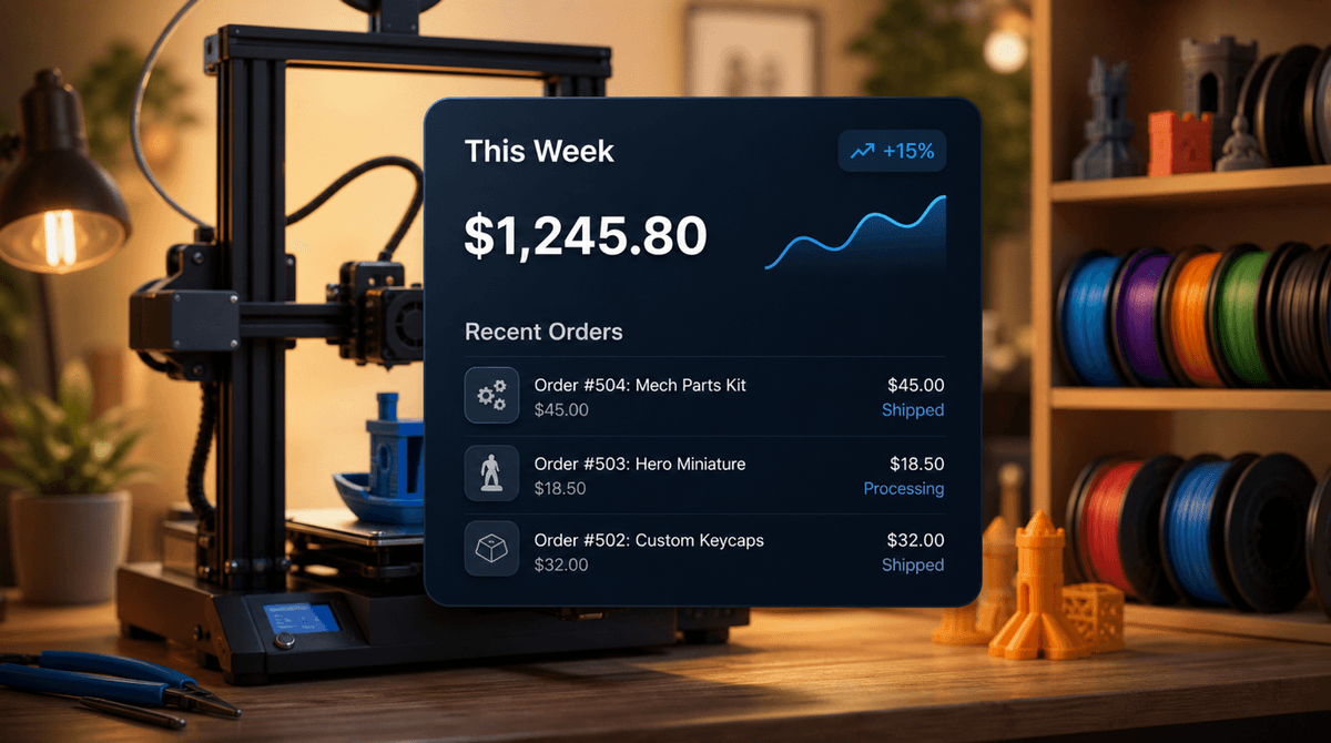 Benchy dashboard with launch activity, sales, links, and recent clicks
