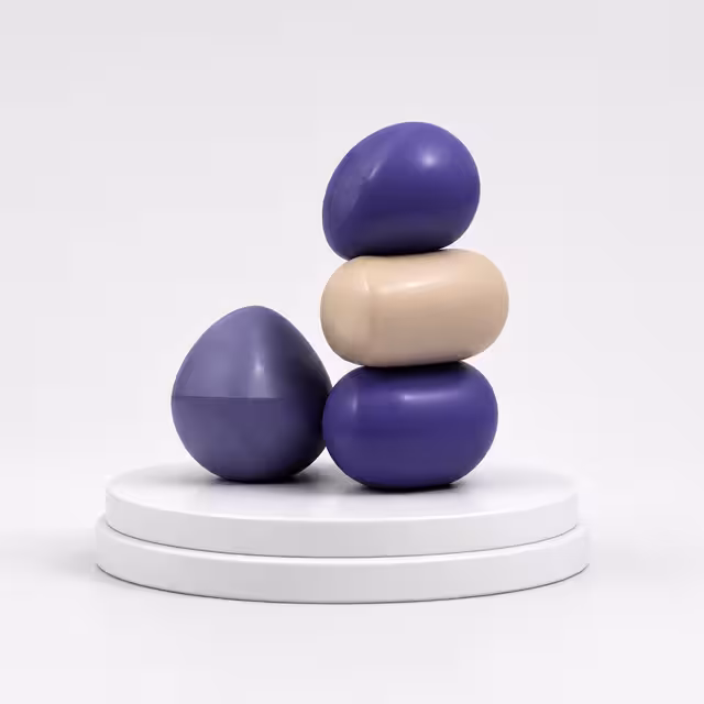 Stacked 3D objects